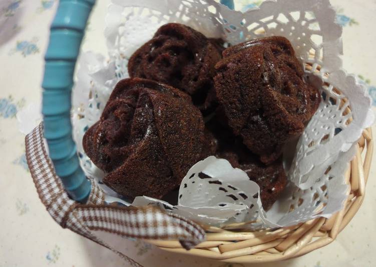 Recipe of Appetizing Coffee and Chocolate Financiers