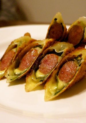 A picture of Easy Sausage and Shiso Leaf Gyoza.