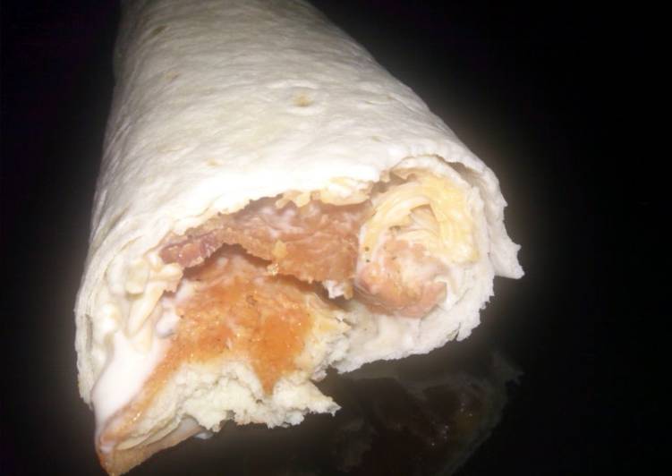 Recipe of Ultimate Chicken Bacon Ranch Wraps