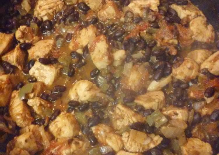 Steps to Make Perfect Chicken and Black Beans