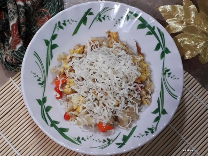 Langkah Gampang Menyiapkan Resep Nasi goreng keju yang  Bikin Ketagihan Anti Ribet, Uenak Banget
