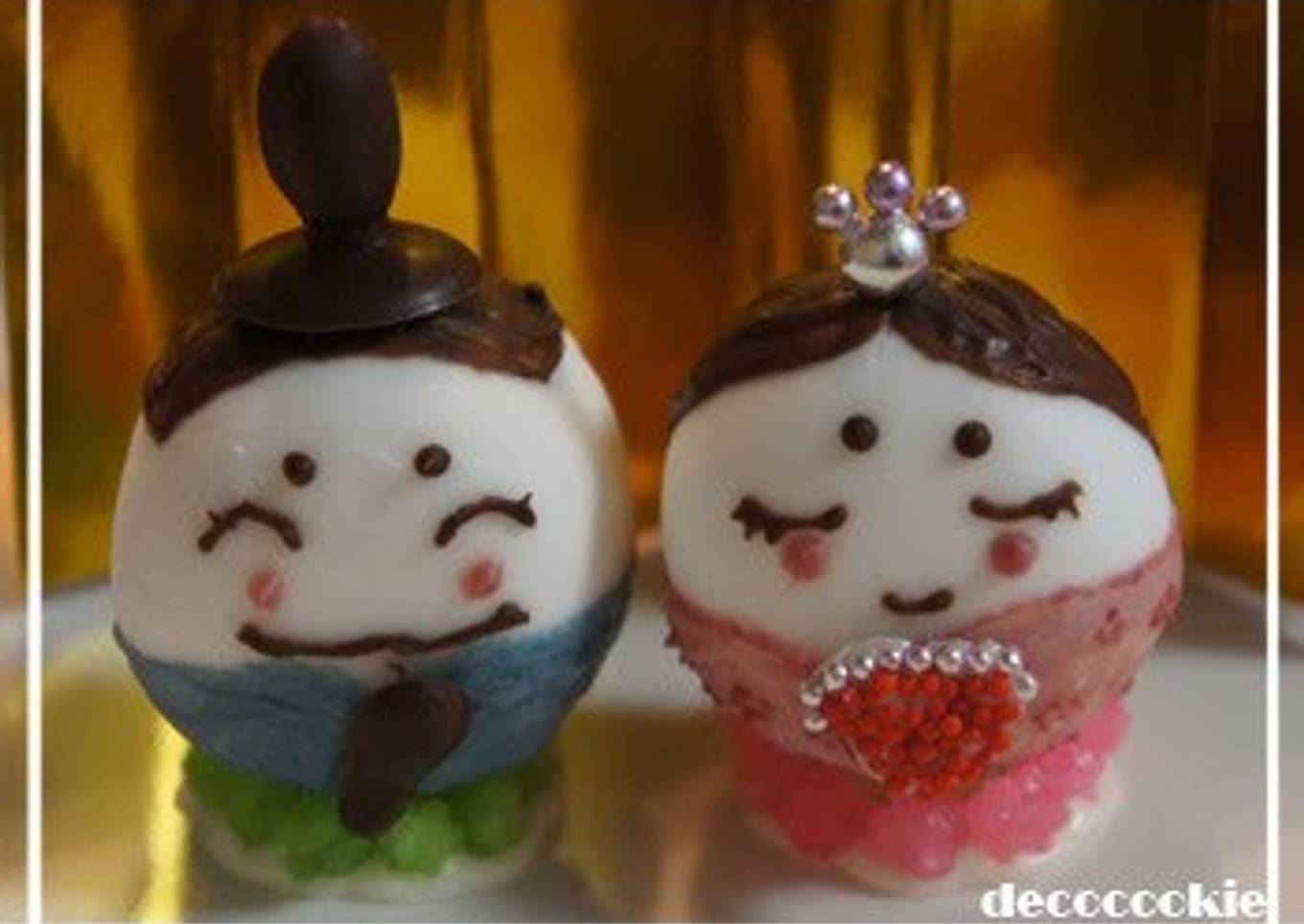Marshmallow Dolls for Doll's Festival