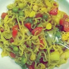 A picture of Peas corn maggi.