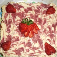 A picture of Strawberry Cheesecake.