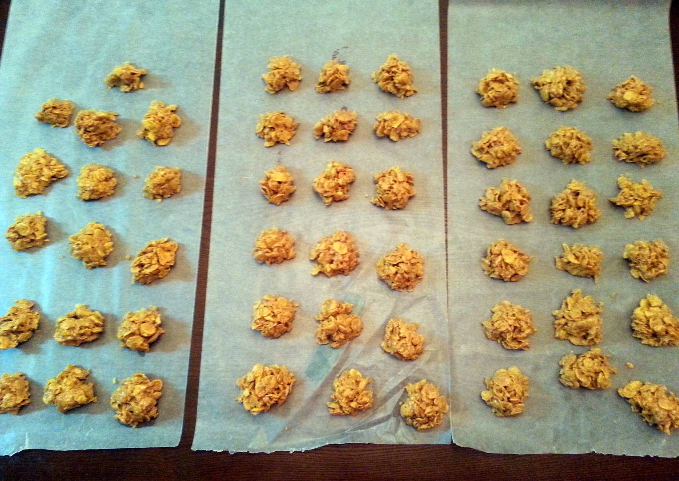 Corn Flake Peanut Butter Cookies