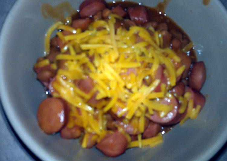 Easiest Way to Make Speedy dogs and beans