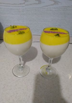 عکسی از دستور فرنی دو رنگ
