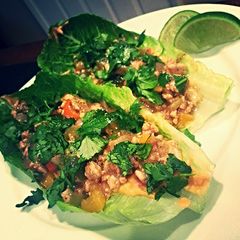 Trav's Cilantro Lime Lettuce Wraps A picture of Trav's Cilantro Lime Lettuce Wraps.