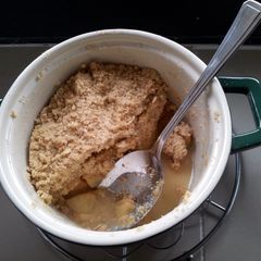 Super easy apple crumble A picture of Super easy apple crumble.