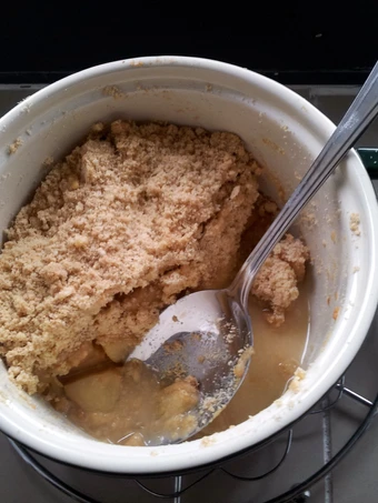 How To Prepare Super easy apple crumble which Delicious