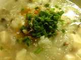 tofu rice porridge