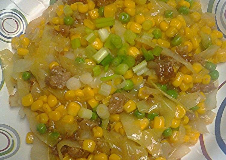 Step-by-Step Guide to Prepare Homemade Sausage corn and cabbage