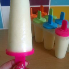 A picture of Vickys Whipped Coconut & Pineapple Pops, GF DF EF SF NF.