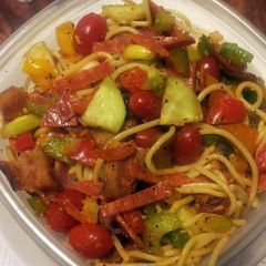 Ms. Vivian's Spaghetti Pasta Salad A picture of Ms. Vivian's Spaghetti Pasta Salad.