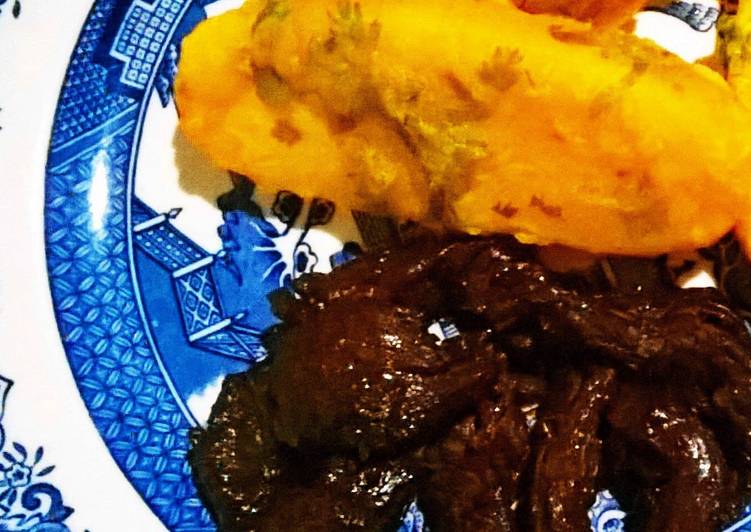 Recipe of Homemade Viazi karai with beef fillets