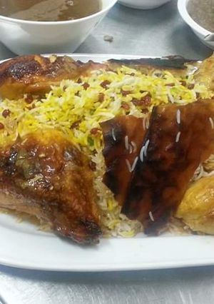 عکسی از دستور زرشک پلو با مرغ
