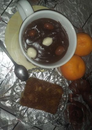صورة لوصفة مشروب شوكولاتة (هوت تشوكلت الايطالي 🍫🥤)