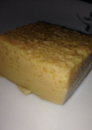 A picture of Jeggery Coconut milk Pudding ( Watalappan).
