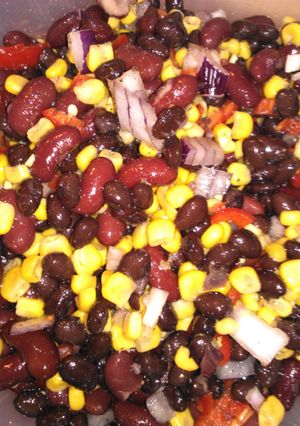A picture of Bean Salad.