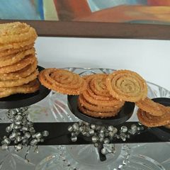 A picture of Chakli.