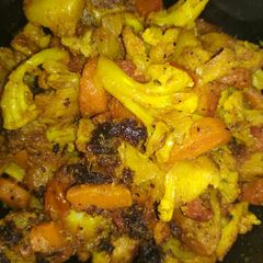 A picture of Mix vegetable stir-fry.