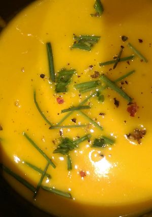 A picture of Pumpkin Soup.