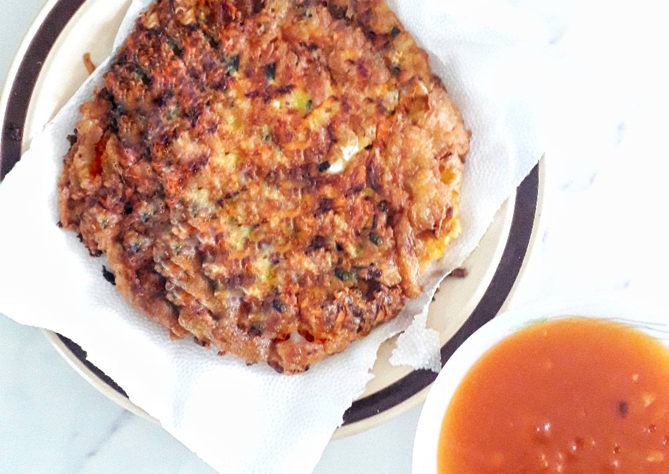 Fuyunghai sayur sosis