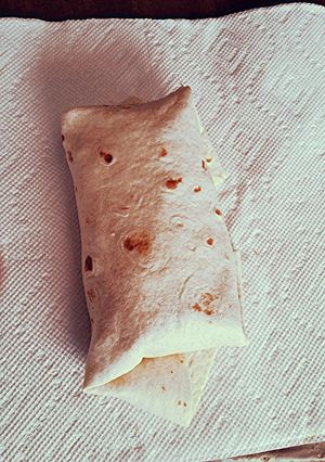 A picture of Pork Chop Burritos.