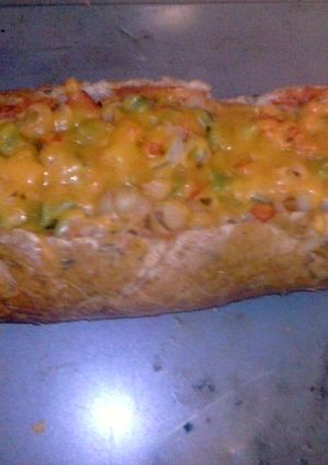 A picture of Pasta Bread Bake.