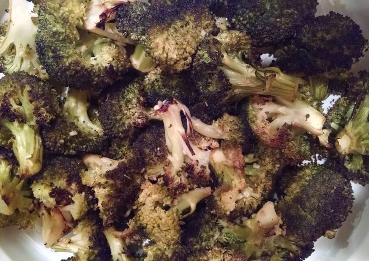 Recipe of Speedy Roasted Garlicky Lemony  Broccoli