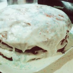 A picture of Marshmallow cake.