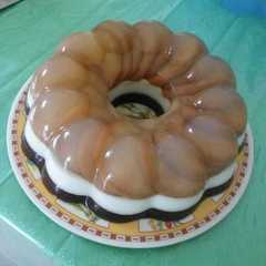 A picture of Puding Lapis Biskuit (tanpa telur).
