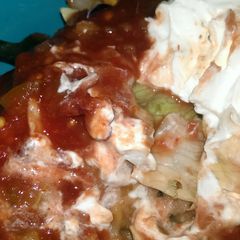 A picture of Buffalo Nachos.