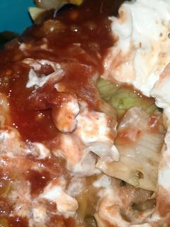 A picture of Buffalo Nachos.