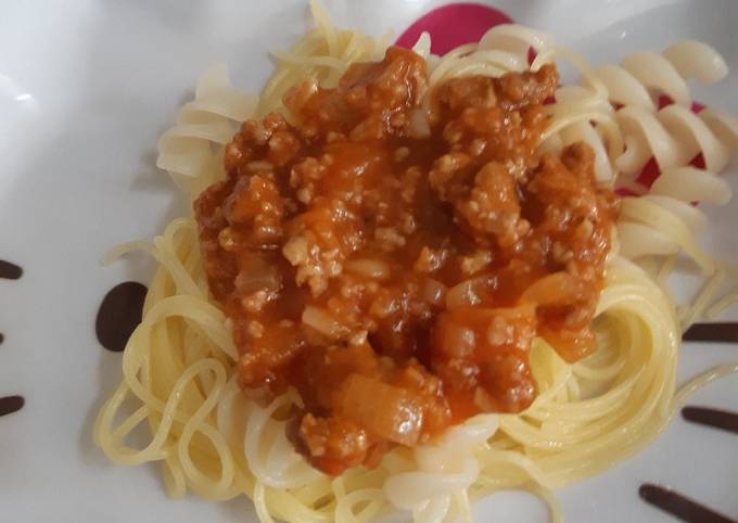 Resep Spaghetti with Homemade Bolognese Sauce Anti Gagal