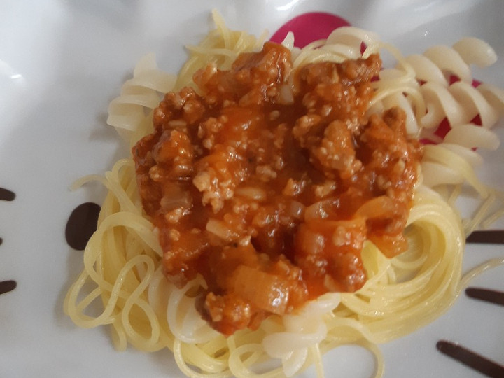 Resep Spaghetti with Homemade Bolognese Sauce Anti Gagal