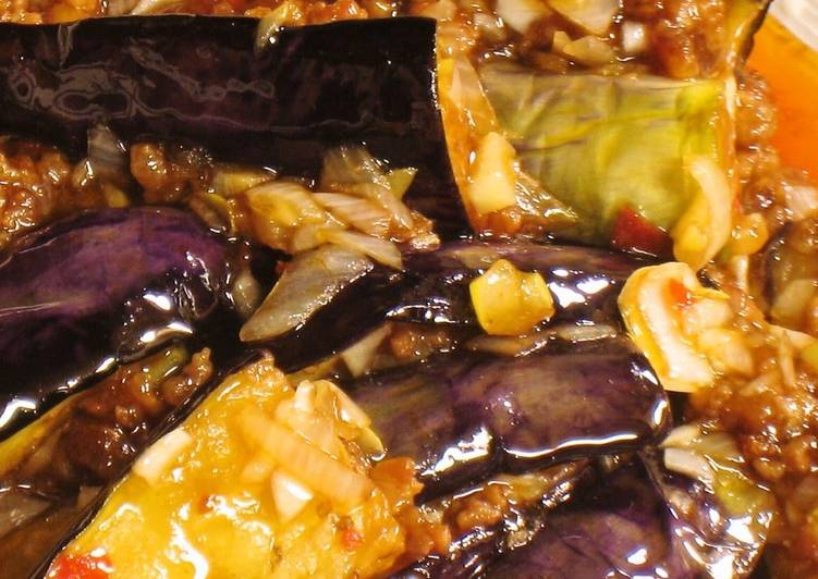 Recipe of Super Quick Homemade Sichuan-style Mapo Eggplant