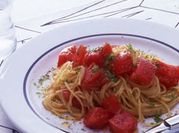 A picture of cold pasta