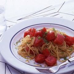 A picture of Chilled Tomato Pasta.