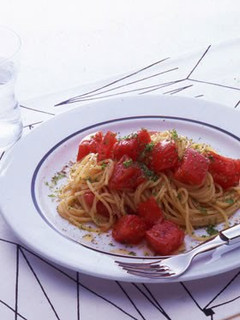 A picture of Chilled Tomato Pasta.
