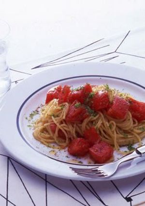 A picture of Chilled Tomato Pasta.