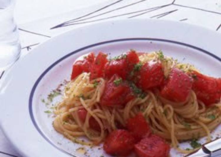 Recipe of Super Quick Homemade Chilled Tomato Pasta