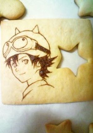 A picture of Cute with Chocolate Character Cookies.