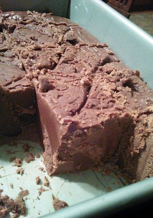 A picture of Peppermint Patty Fudge by Seth.
