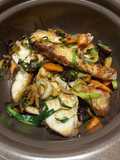 Ginger and Scallion Braised Grass Carp Belly