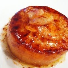 A picture of Pan Fried Daikon Radish With Garlic Soy Sauce and Butter.