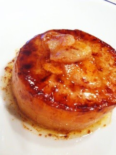 A picture of Pan Fried Daikon Radish With Garlic Soy Sauce and Butter.