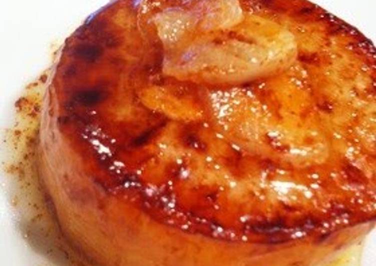 Pan Fried Daikon Radish With Garlic Soy Sauce and Butter