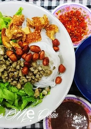 Hình của món Bún Hến.