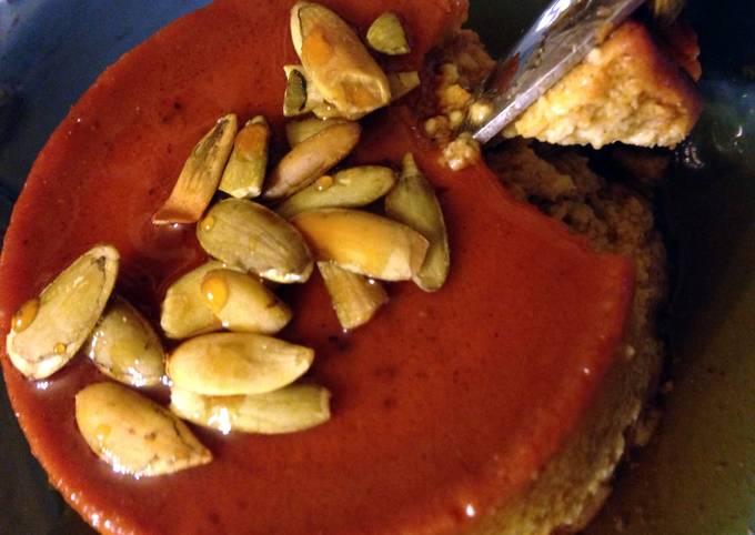 Recipe of Quick Caramel Pumpkin Flan